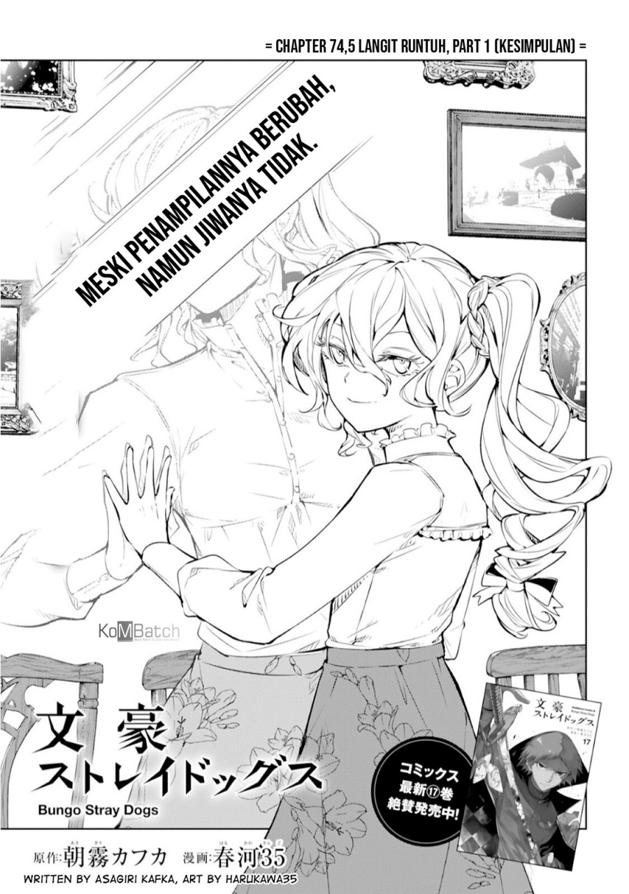 Baca Bungou Stray Dogs Chapter 74.5 Gambar 2