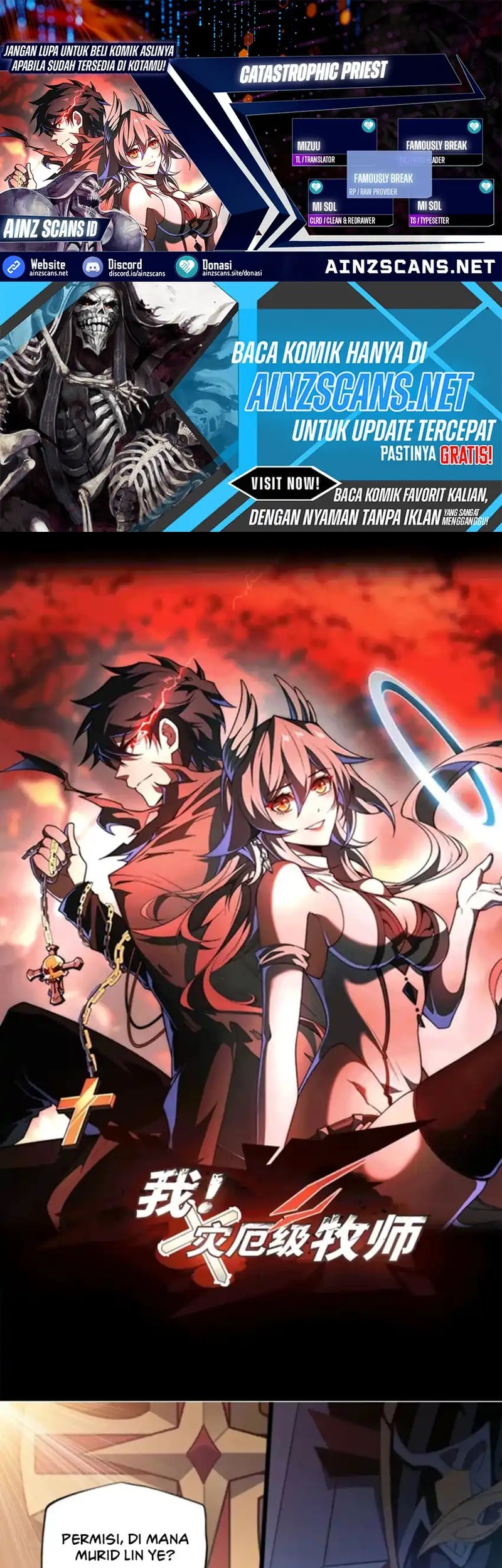 Baca Komik Catastrophic Priest Chapter 56 Gambar 1