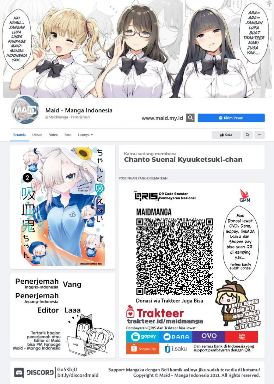 Baca  Chanto Suenai Kyuuketsuki-chan Chapter 20 Gambar 2