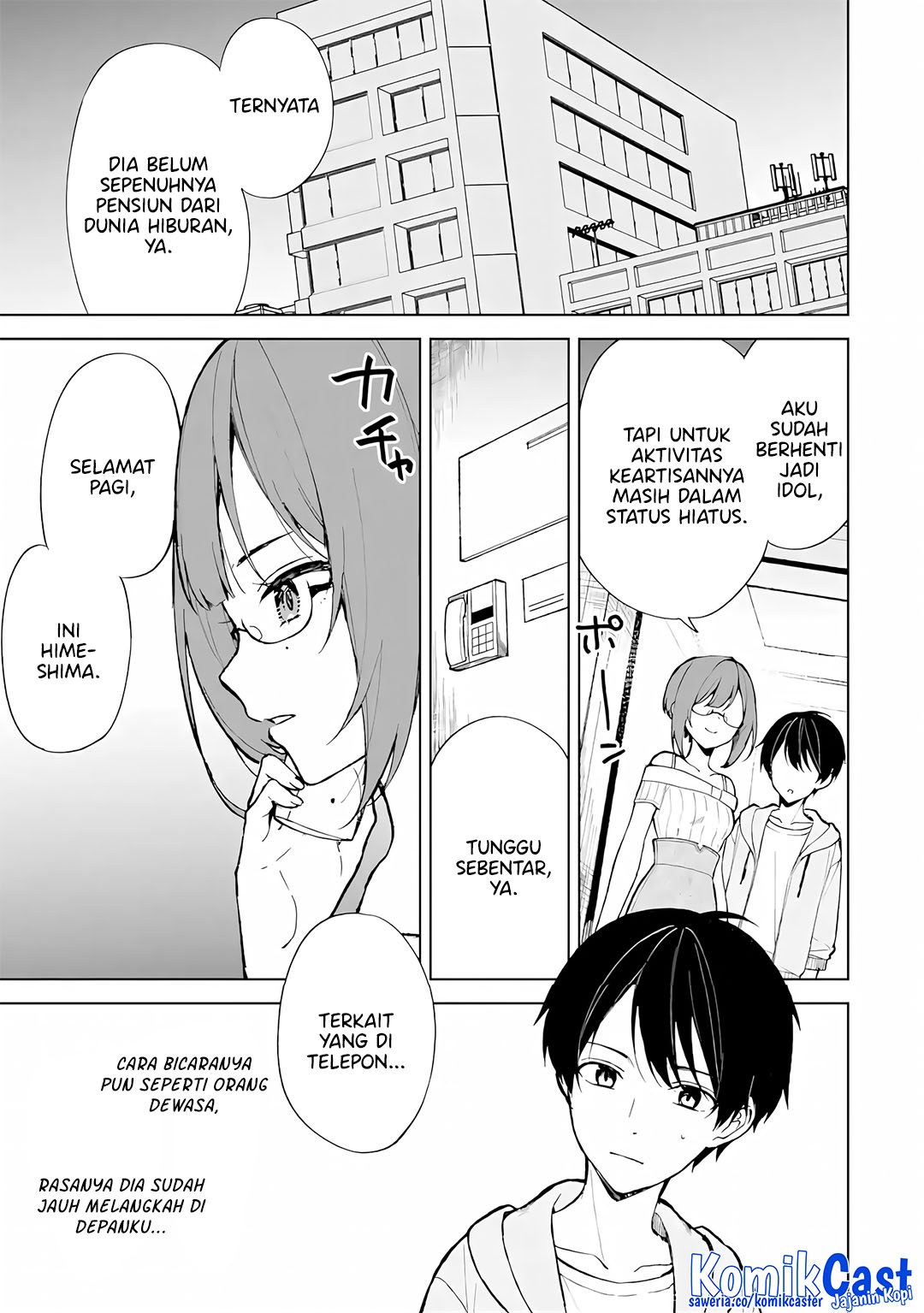 Chikan Saresou ni Natteiru S-kyuu Bishoujo wo Tasuketara Tonari no Seki no Osanajimi datta Chapter 75 Gambar 3