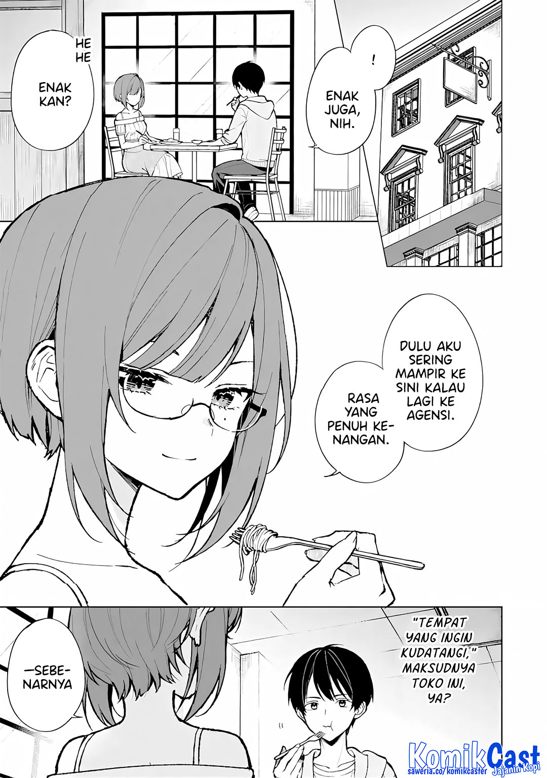 Chikan Saresou ni Natteiru S-kyuu Bishoujo wo Tasuketara Tonari no Seki no Osanajimi datta Chapter 76 Gambar 3