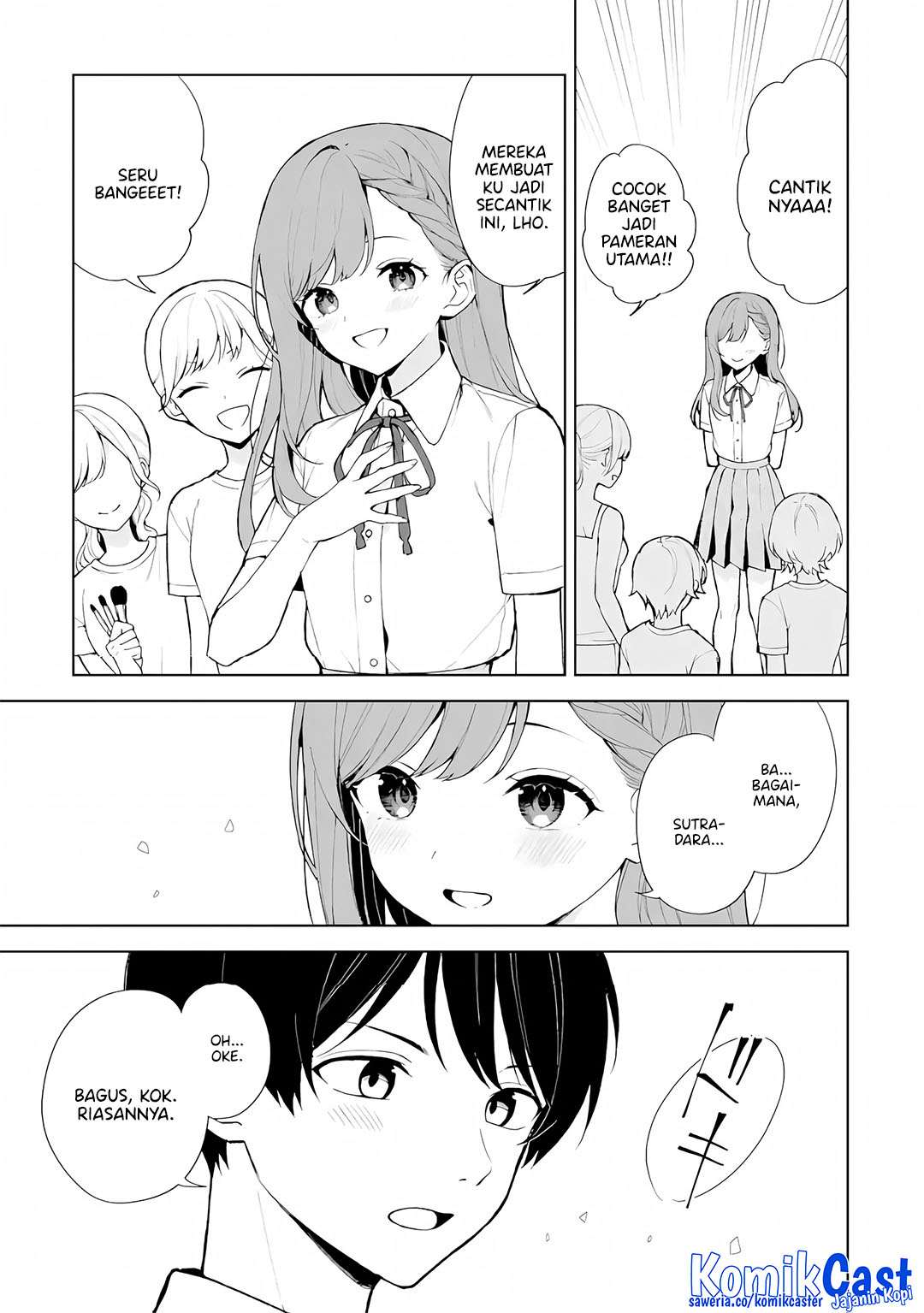 Chikan Saresou ni Natteiru S-kyuu Bishoujo wo Tasuketara Tonari no Seki no Osanajimi datta Chapter 77 Gambar 15