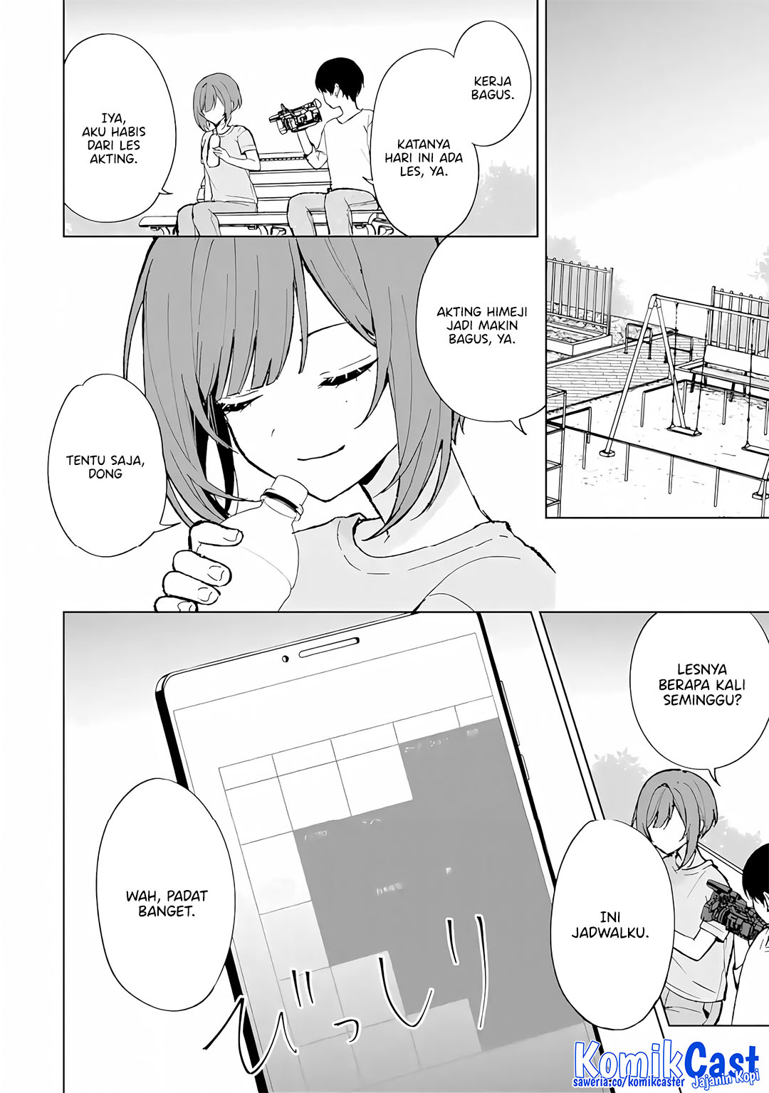 Chikan Saresou ni Natteiru S-kyuu Bishoujo wo Tasuketara Tonari no Seki no Osanajimi datta Chapter 78 Gambar 16