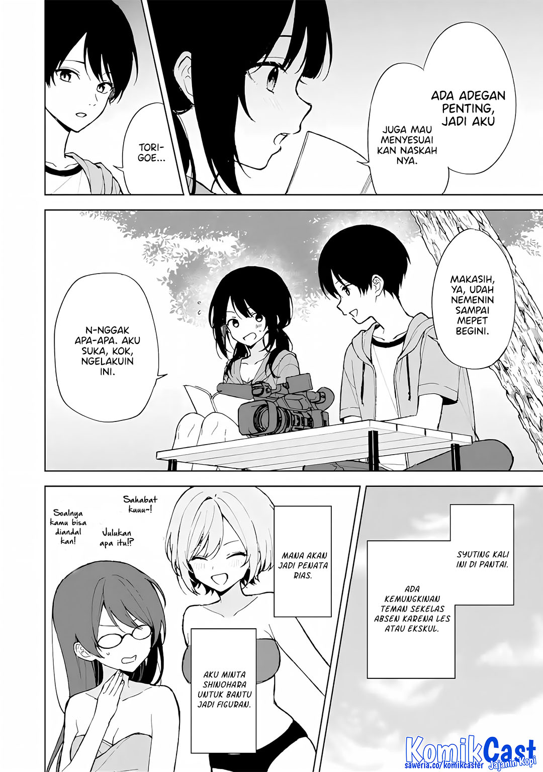 Chikan Saresou ni Natteiru S-kyuu Bishoujo wo Tasuketara Tonari no Seki no Osanajimi datta Chapter 79 Gambar 5