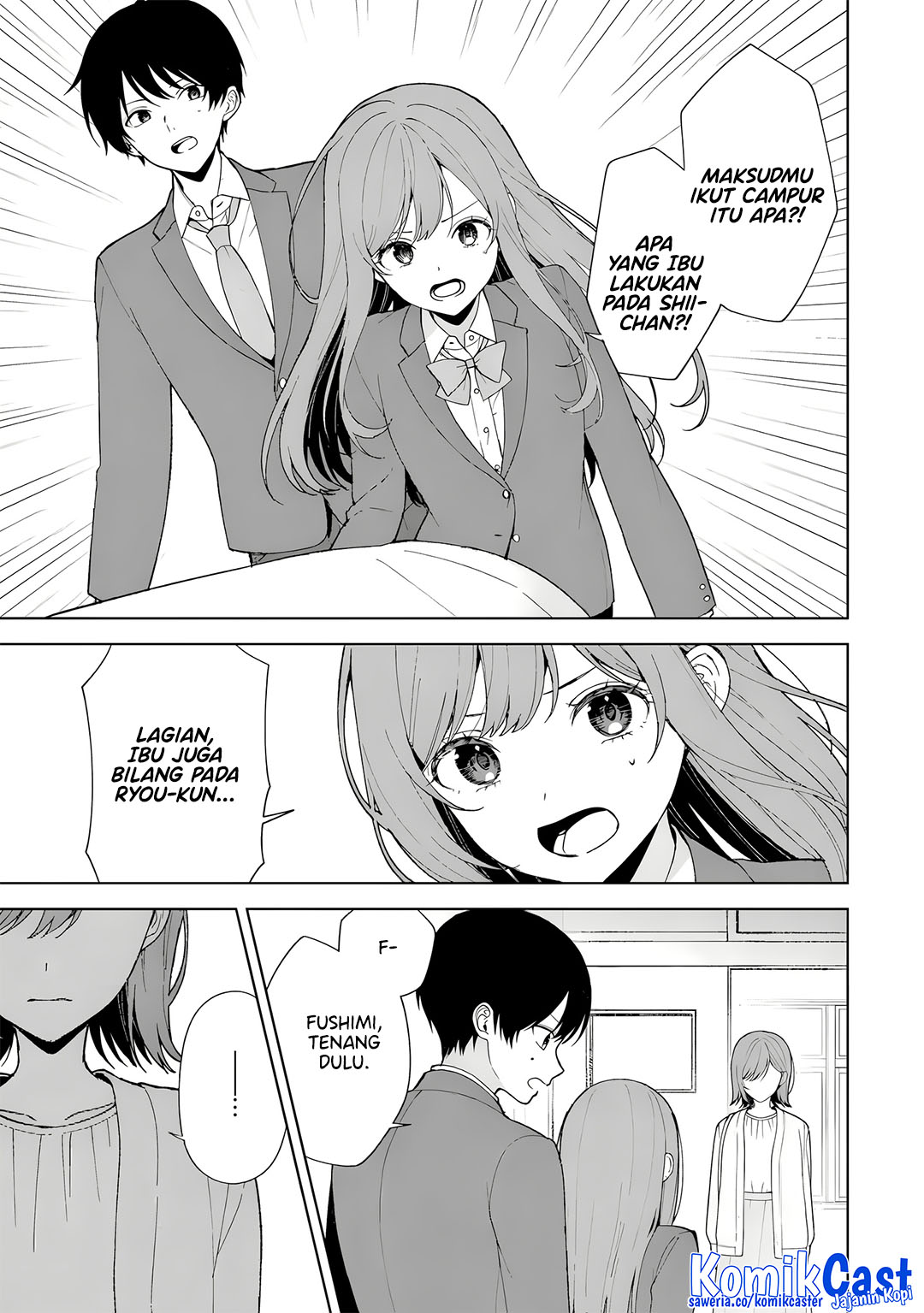 Chikan Saresou ni Natteiru S-kyuu Bishoujo wo Tasuketara Tonari no Seki no Osanajimi datta Chapter 90 Gambar 3