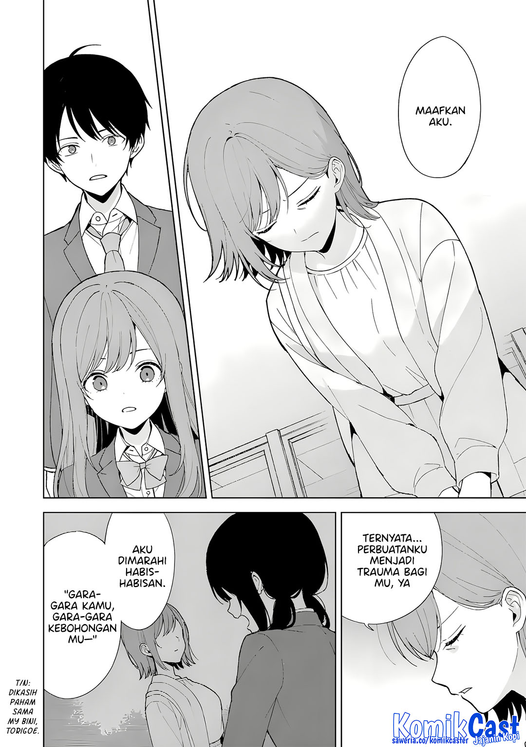 Chikan Saresou ni Natteiru S-kyuu Bishoujo wo Tasuketara Tonari no Seki no Osanajimi datta Chapter 90 Gambar 4