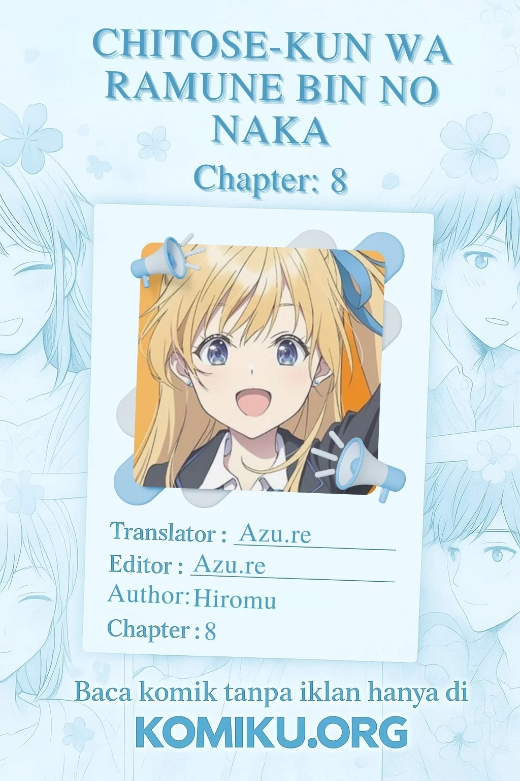 Baca Komik Chitose-kun is Inside a Ramune Bottle Chapter 8 Gambar 1