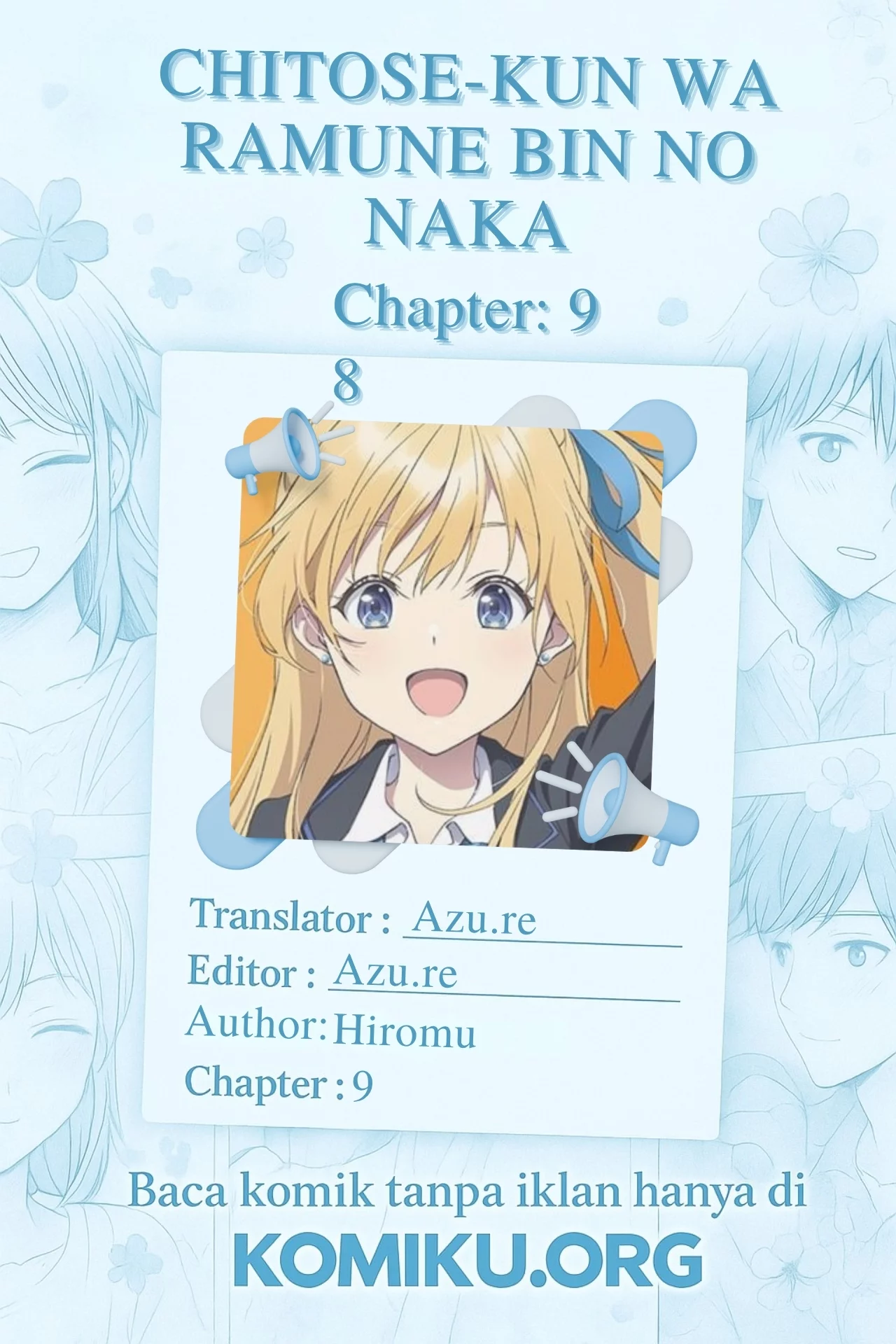 Baca Komik Chitose-kun is Inside a Ramune Bottle Chapter 9 Gambar 1