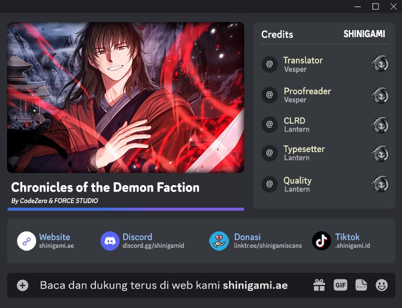 Baca Komik Chronicles of the Demon Faction Chapter 120 Gambar 1