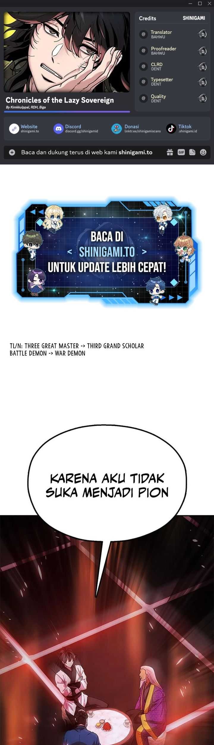 Baca Komik Chronicles Of The Lazy Sovereign Chapter 14 Gambar 1