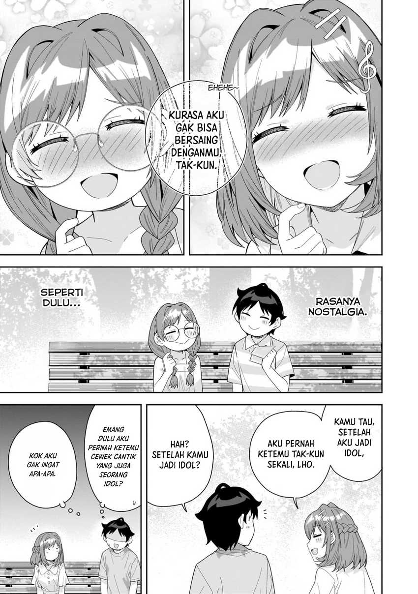 Classmate no Moto Idol ga, Tonikaku Kyodou Fushin Nan desu Chapter 15 Gambar 3