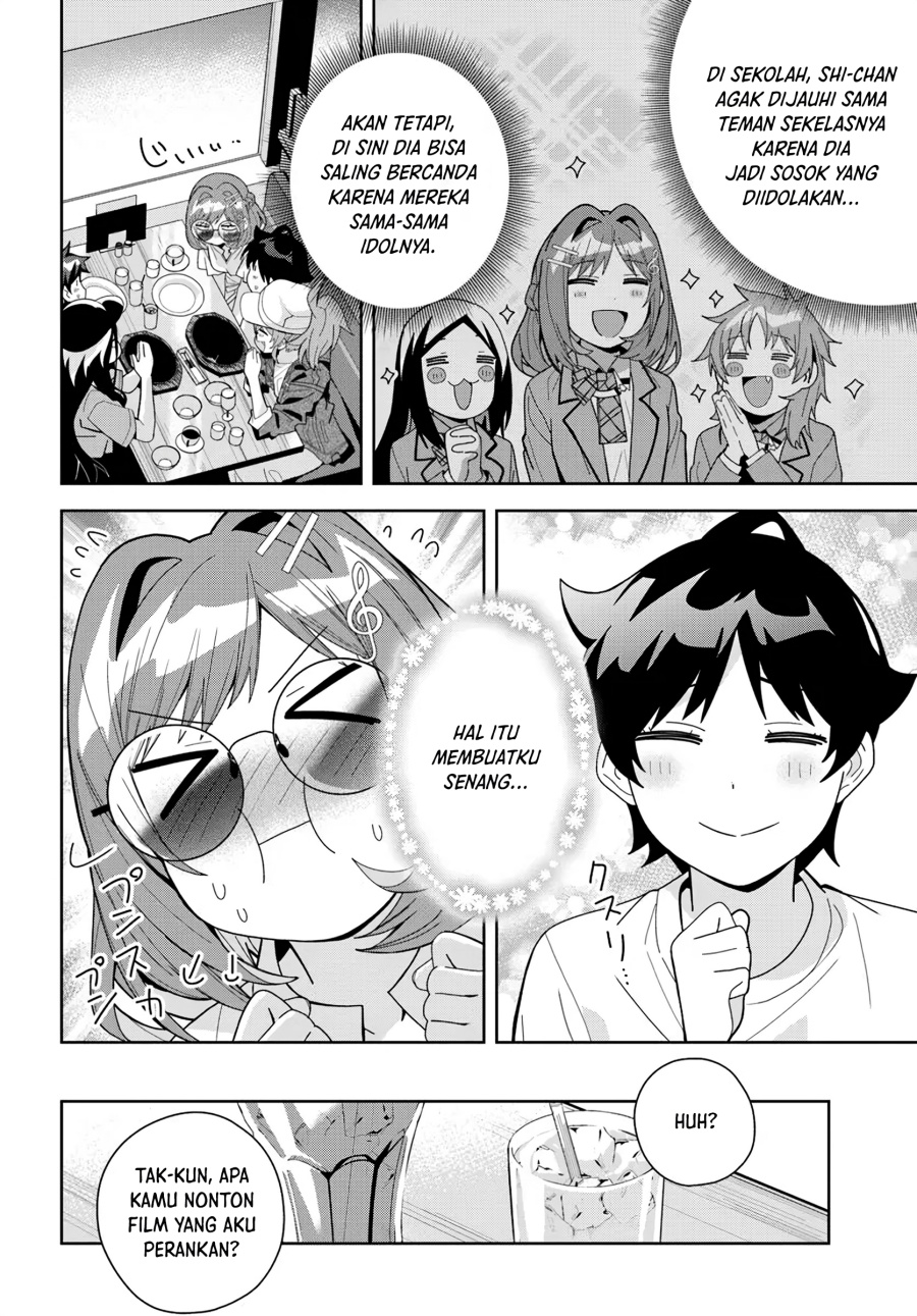 Classmate no Moto Idol ga, Tonikaku Kyodou Fushin Nan desu Chapter 18 Gambar 12
