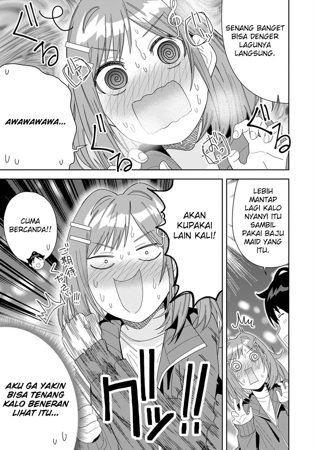 Classmate no Moto Idol ga, Tonikaku Kyodou Fushin Nan desu Chapter 5 Gambar 12