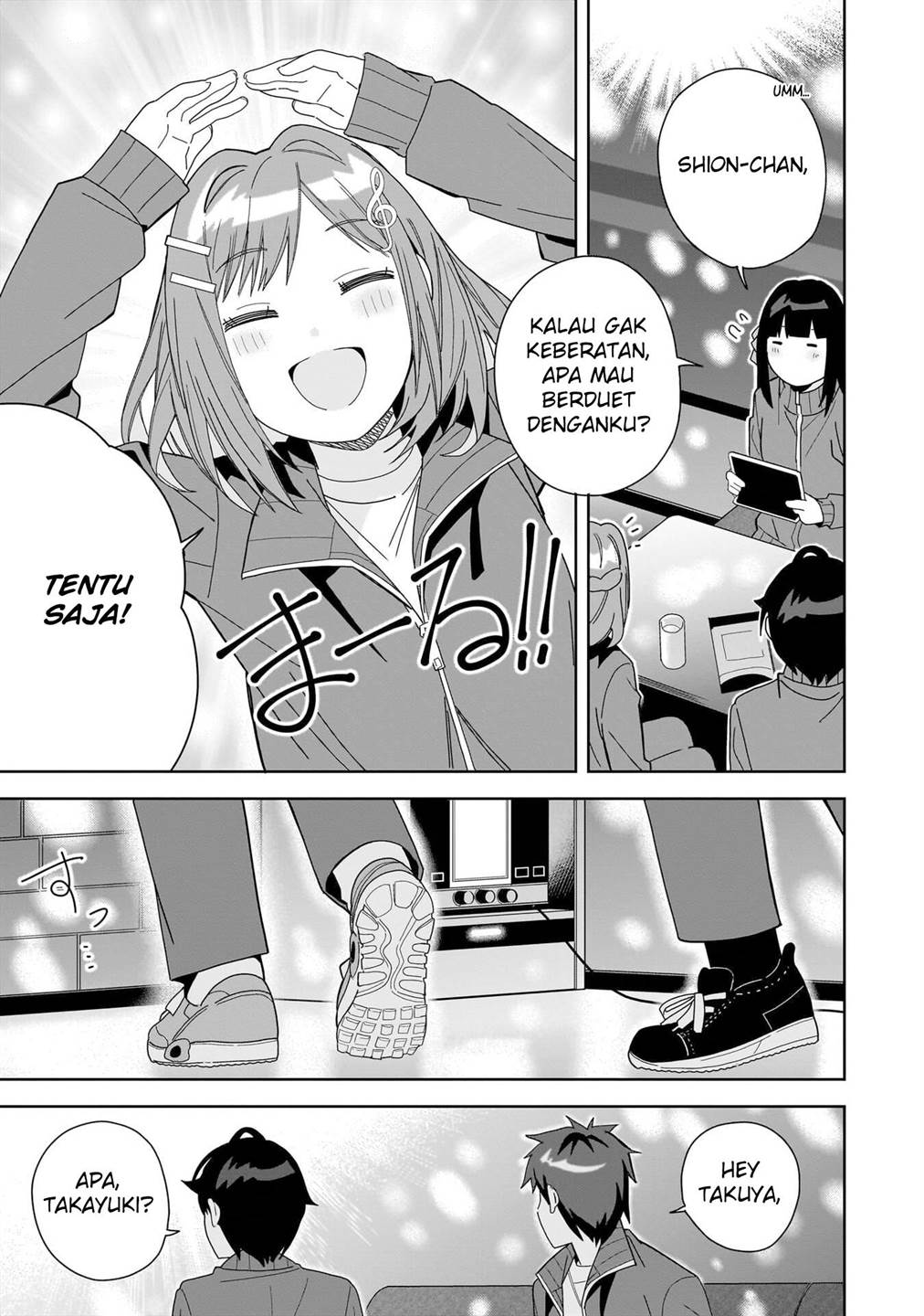 Classmate no Moto Idol ga, Tonikaku Kyodou Fushin Nan desu Chapter 5 Gambar 18