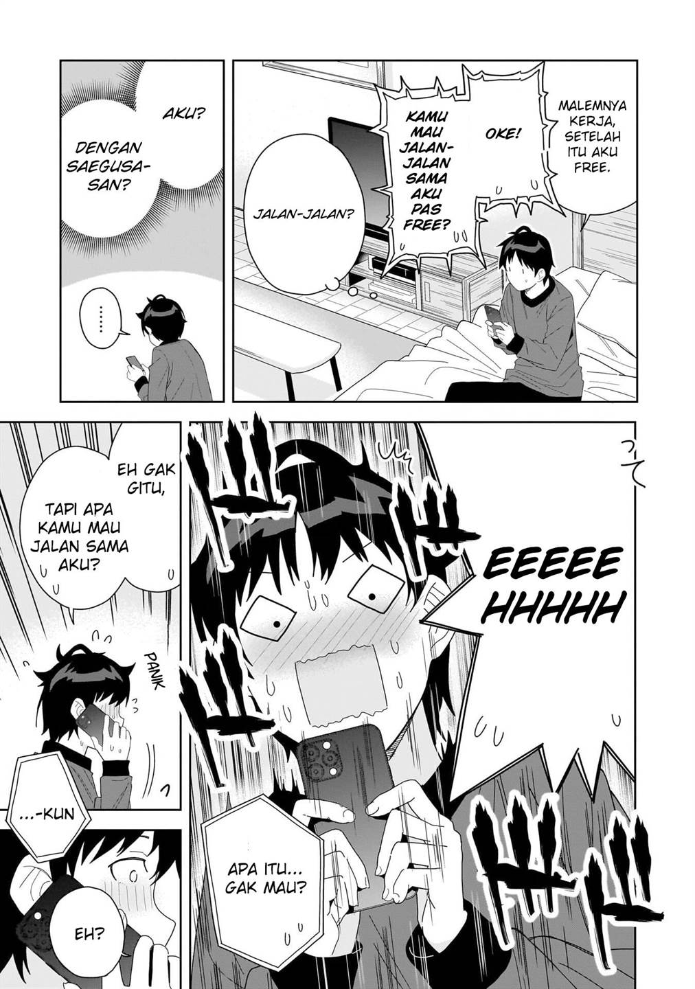 Classmate no Moto Idol ga, Tonikaku Kyodou Fushin Nan desu Chapter 5 Gambar 27