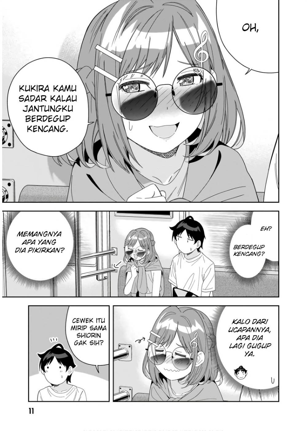 Classmate no Moto Idol ga, Tonikaku Kyodou Fushin Nan desu Chapter 6 Gambar 11