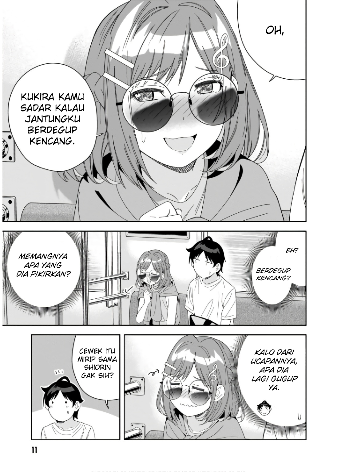 Classmate no Moto Idol ga, Tonikaku Kyodou Fushin Nan desu Chapter 6 Gambar 13