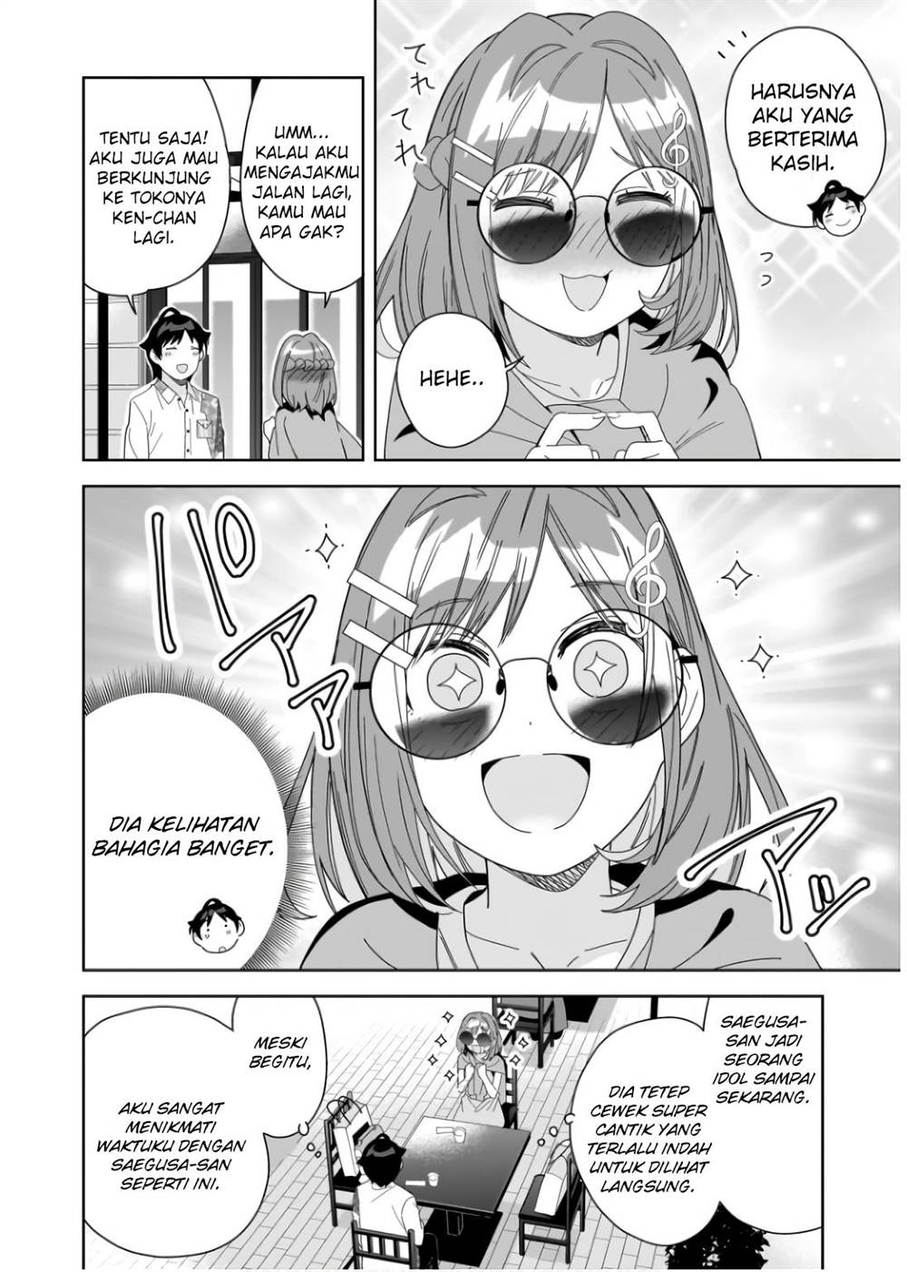 Classmate no Moto Idol ga, Tonikaku Kyodou Fushin Nan desu Chapter 6 Gambar 24