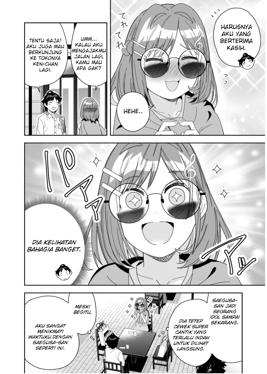 Classmate no Moto Idol ga, Tonikaku Kyodou Fushin Nan desu Chapter 6 Gambar 26