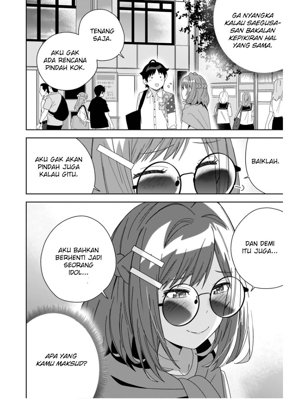Classmate no Moto Idol ga, Tonikaku Kyodou Fushin Nan desu Chapter 6 Gambar 34