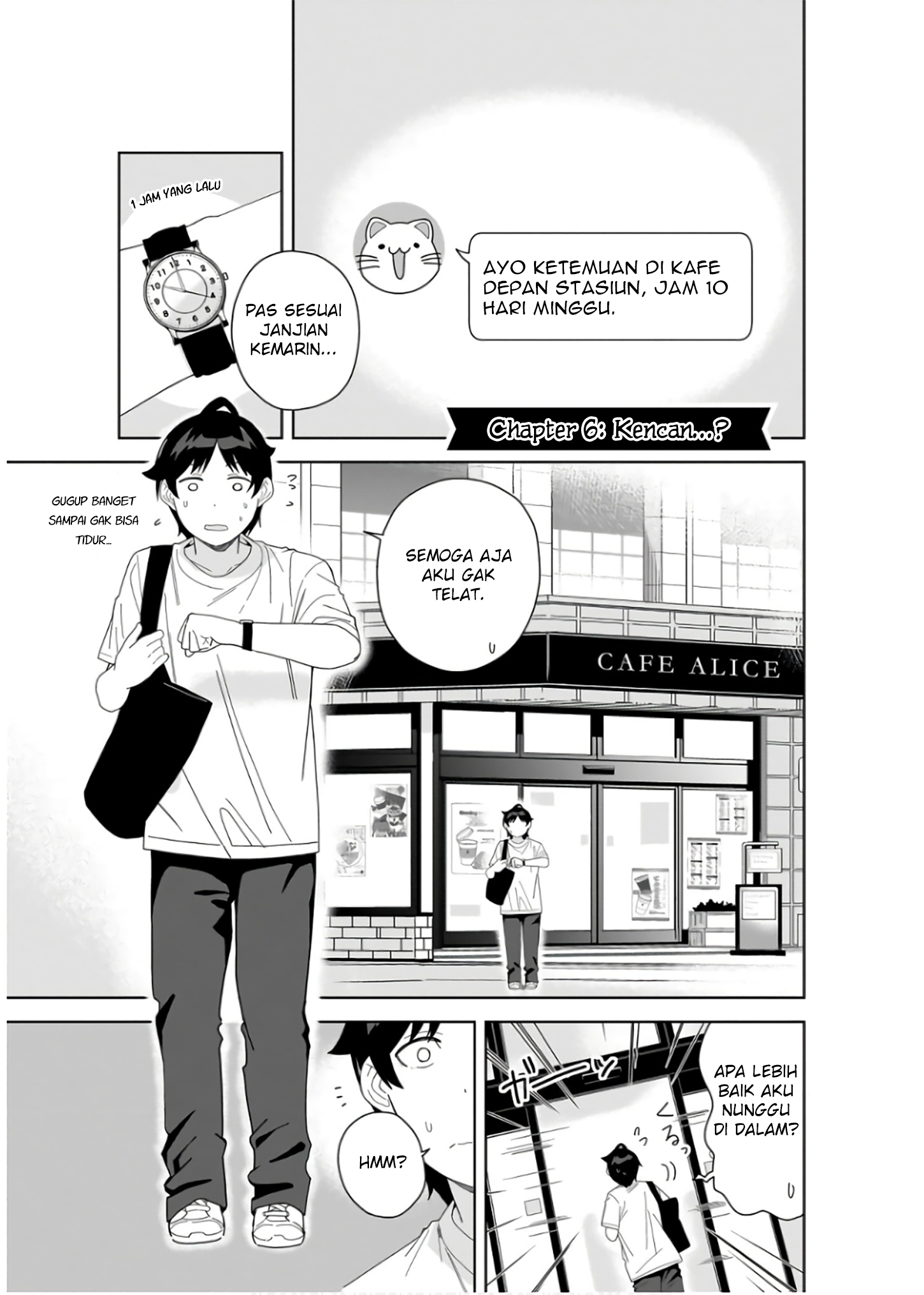 Classmate no Moto Idol ga, Tonikaku Kyodou Fushin Nan desu Chapter 6 Gambar 5