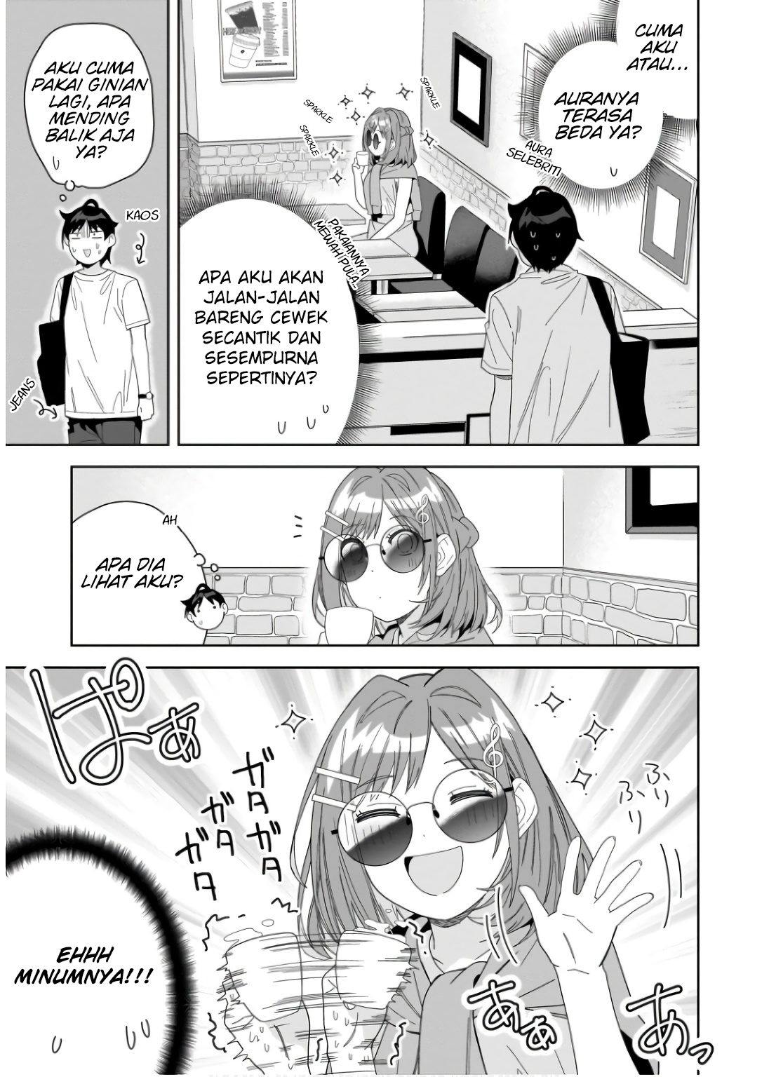 Classmate no Moto Idol ga, Tonikaku Kyodou Fushin Nan desu Chapter 6 Gambar 7