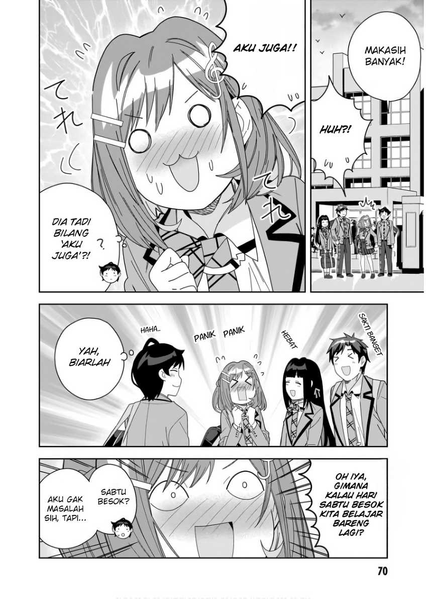 Classmate no Moto Idol ga, Tonikaku Kyodou Fushin Nan desu Chapter 8 Gambar 6