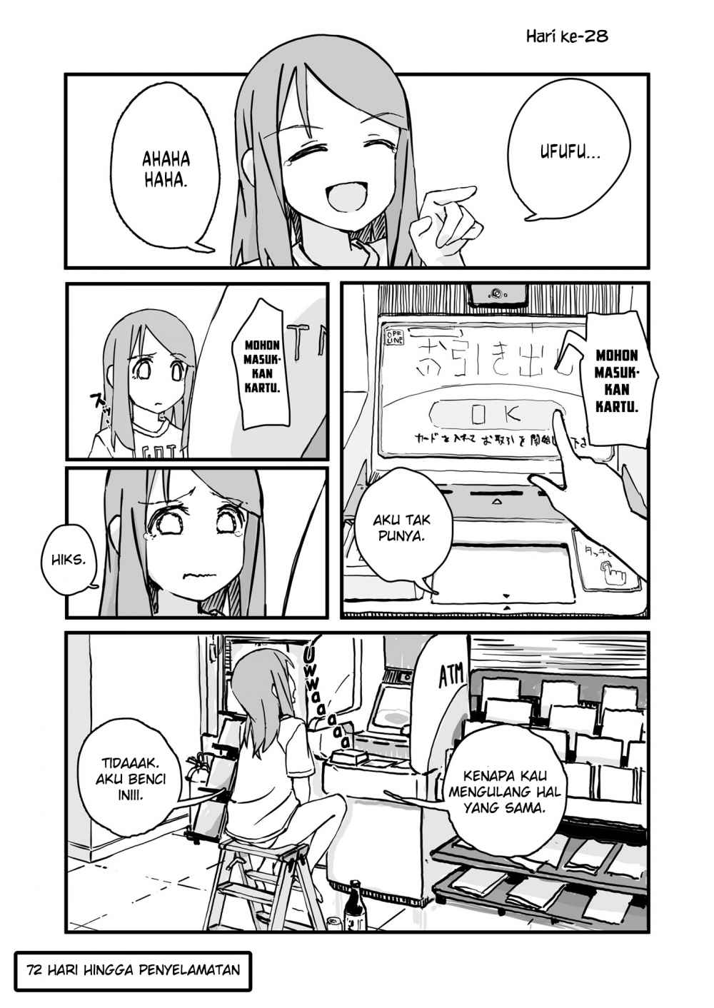 Baca Komik Convenience Store of the Dead ~The Convenience Store Clerk Will Get Rescued in 100 Days~ Chapter 28 Gambar 1