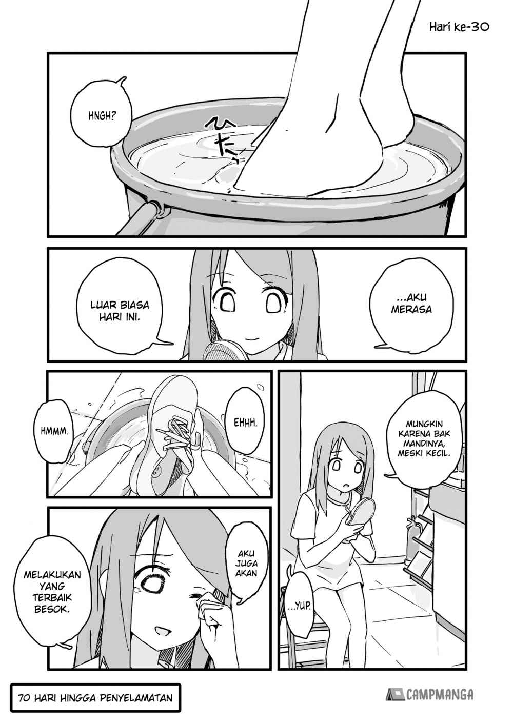 Baca Komik Convenience Store of the Dead ~The Convenience Store Clerk Will Get Rescued in 100 Days~ Chapter 30 Gambar 1