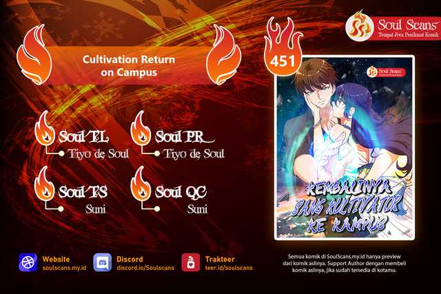 Baca Komik Cultivation Return on Campus Chapter 451 Gambar 1
