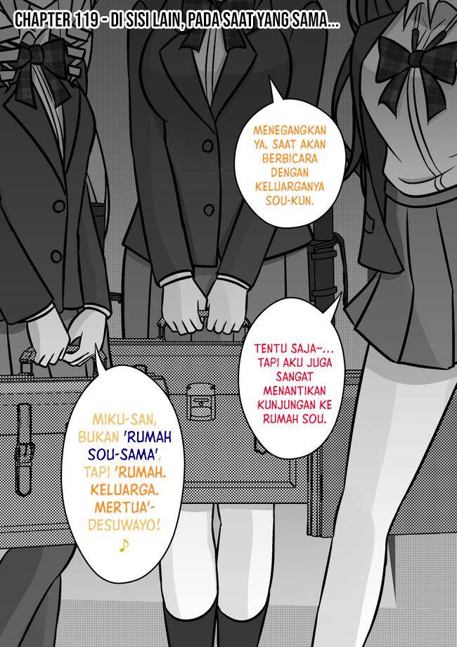Baca  Danjohi 1:39 no Heikou Sekai wa Omoi no Hoka Futsuu Chapter 119 Gambar 2
