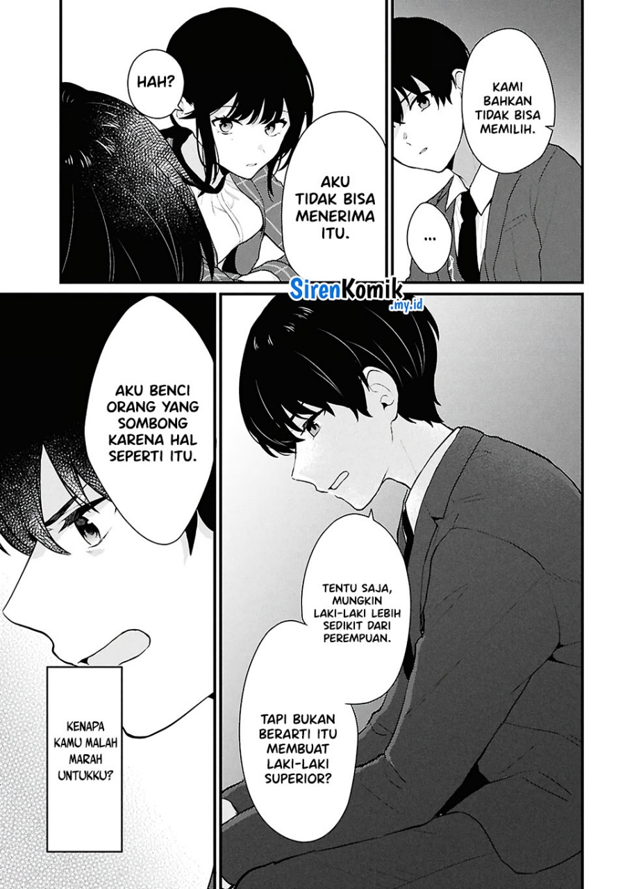 Danjohi 1:5 no Sekai demo Futsu ni Ikirareru to Omotta? ~ Geki Juu Kanjou na Kanojotachi ga Mujikaku Danshi ni Honrousaretara Chapter 4 Gambar 34