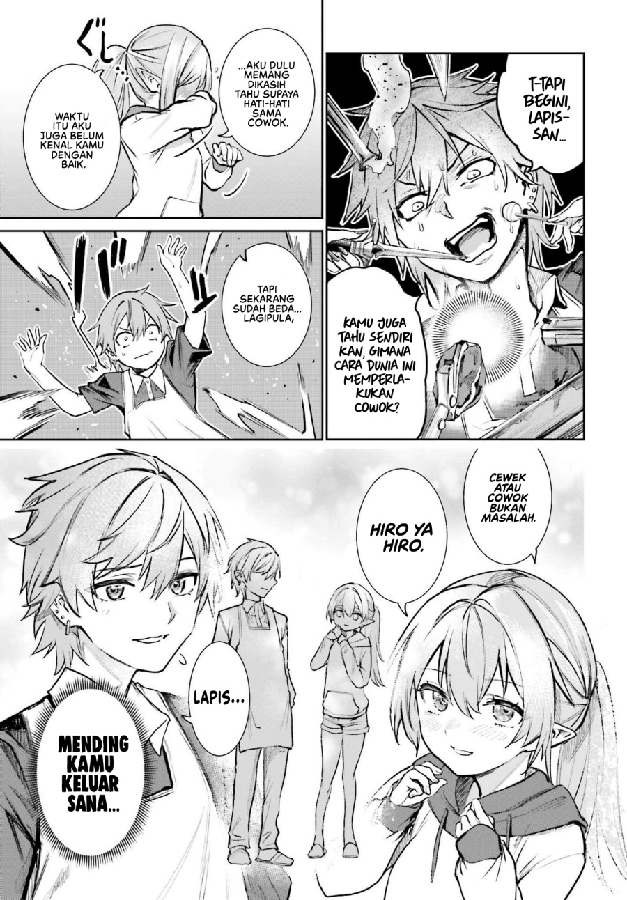 Danshi Kinsei Game Sekai de Ore ga Yarubeki Yuiitsu no Koto – Yuri no Ma ni Hasamaru Otoko to Shite Tensei shite shimaimashita Chapter 6 Gambar 24