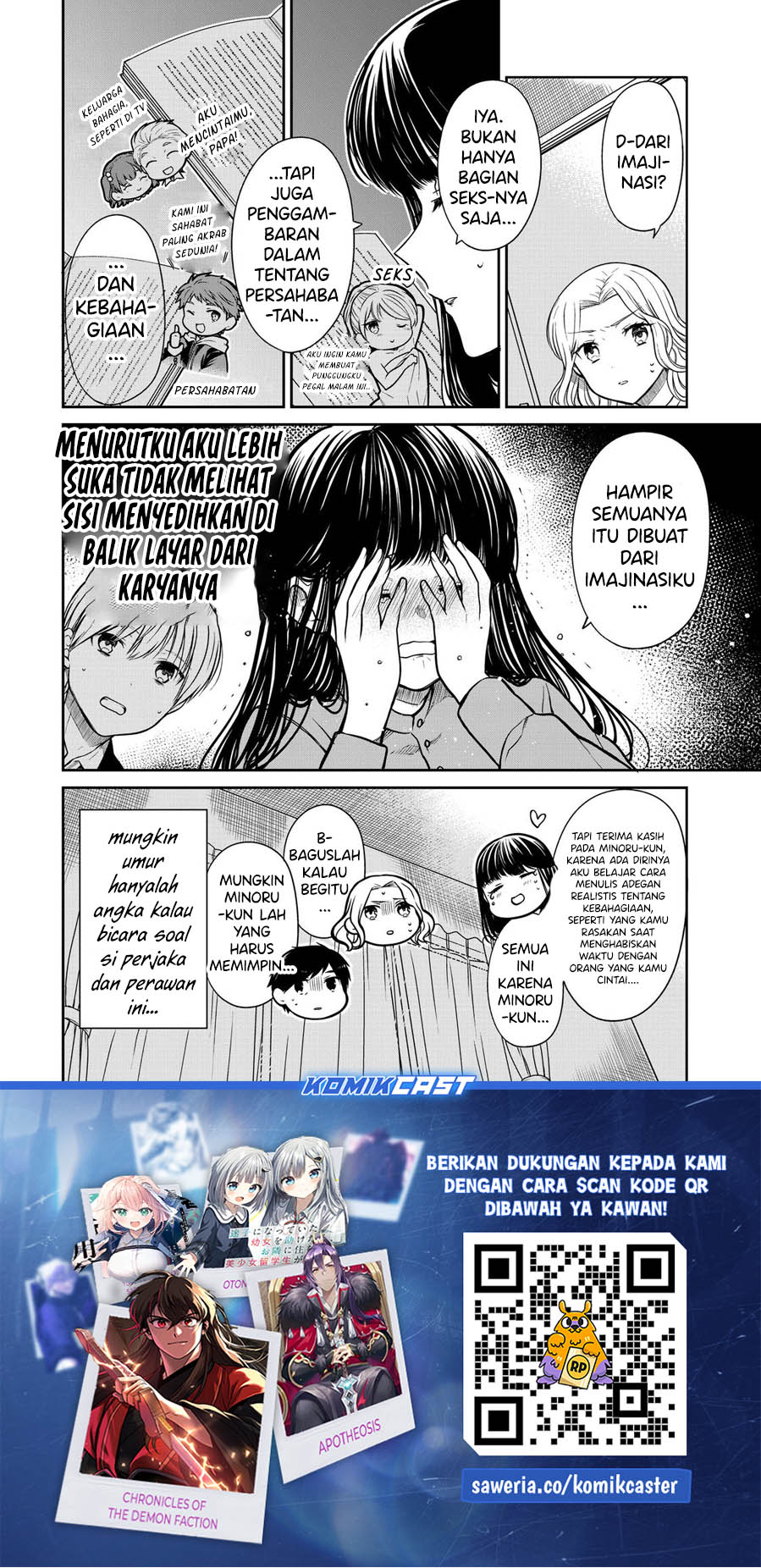 Danshi Koukousei wo Yashinaitai Onee-san no Hanashi Chapter 336 Gambar 5