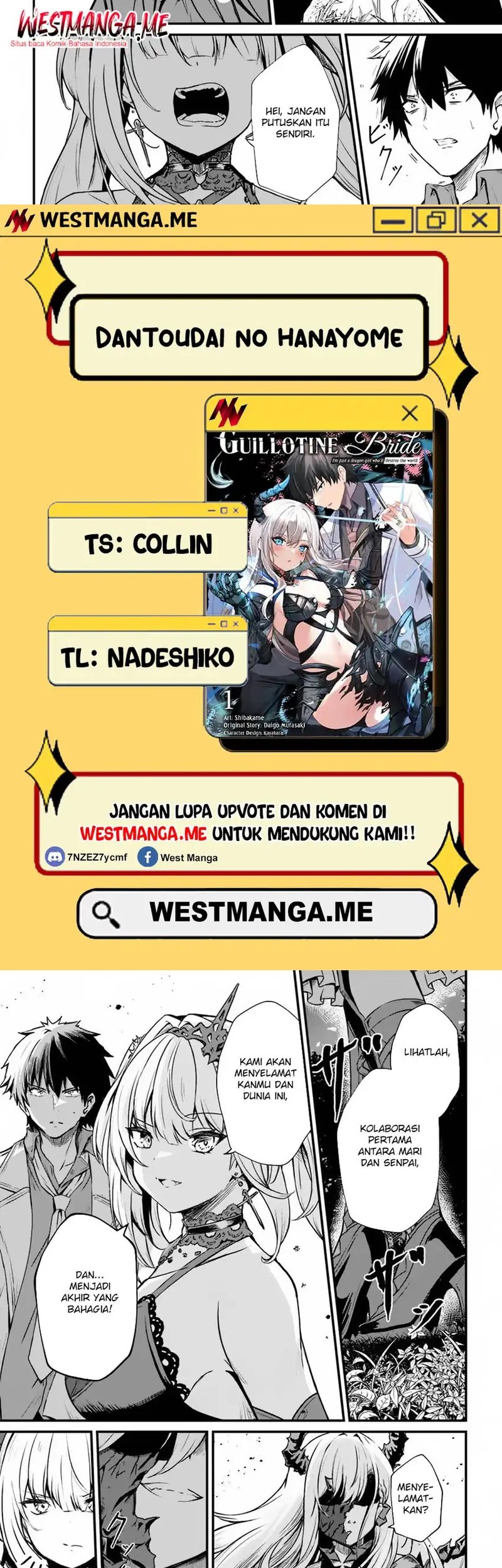 Baca  Dantoudai no Hanayome – Sekai wo Horobosu Futsutsuka na Tatsuki desu ga Chapter 13 Gambar 2