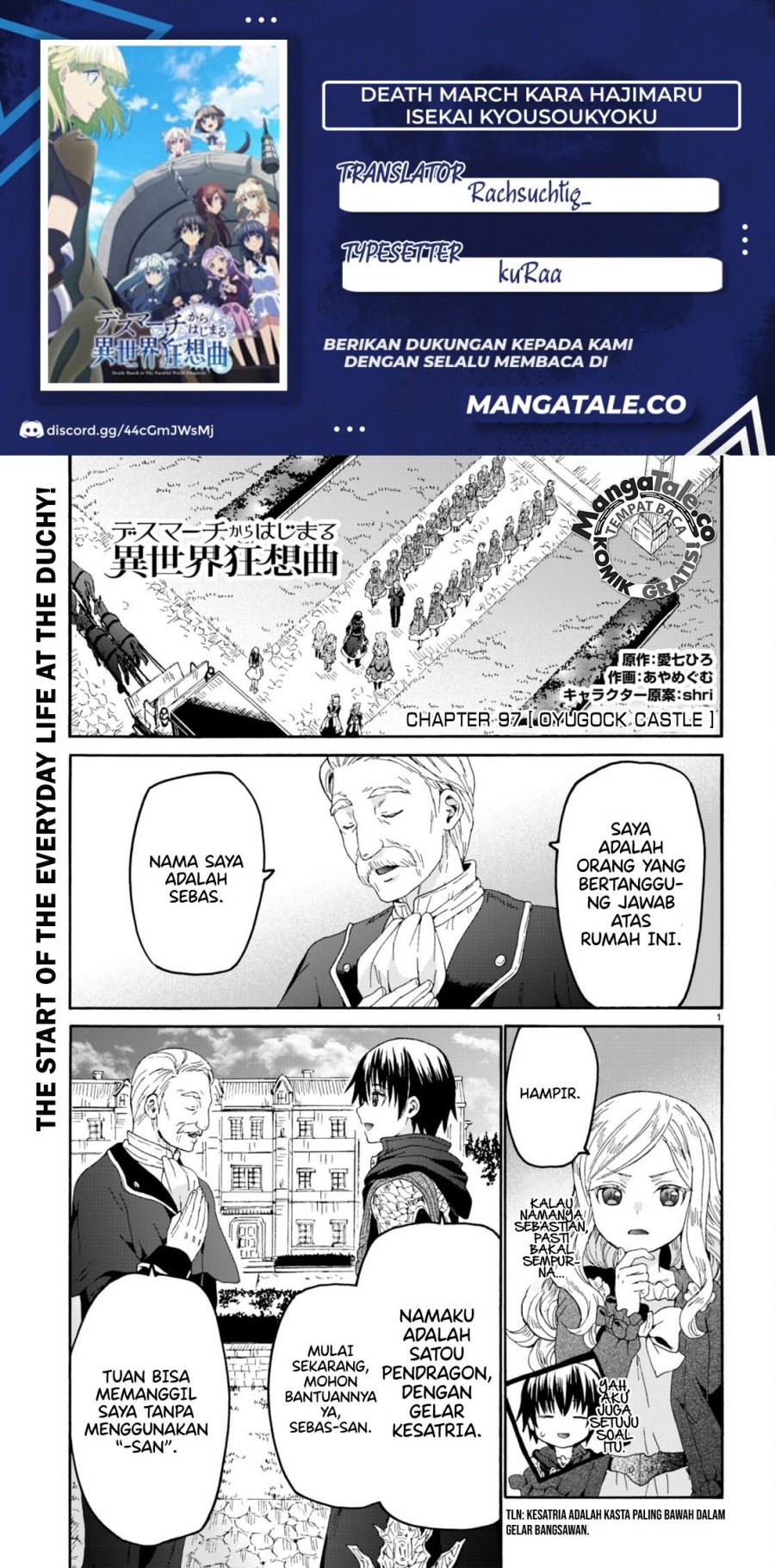 Baca Komik Death March kara Hajimaru Isekai Kyousoukyoku Chapter 97 Gambar 1