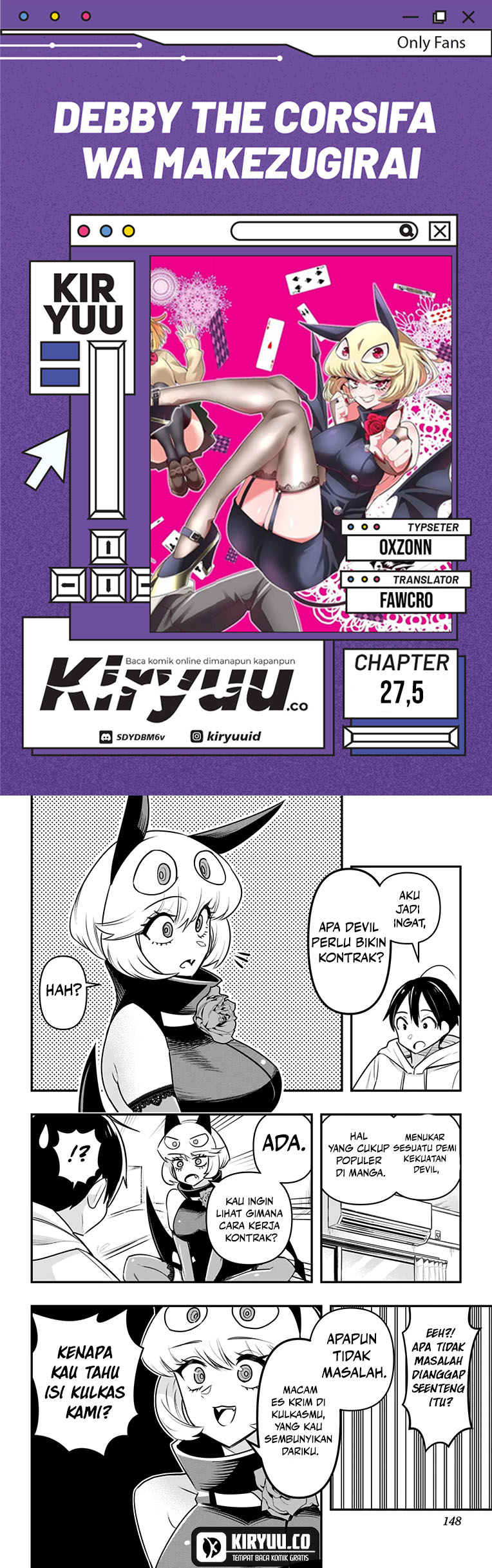 Baca Komik Debby the Corsifa wa Makezugirai Chapter 27.5 Gambar 1