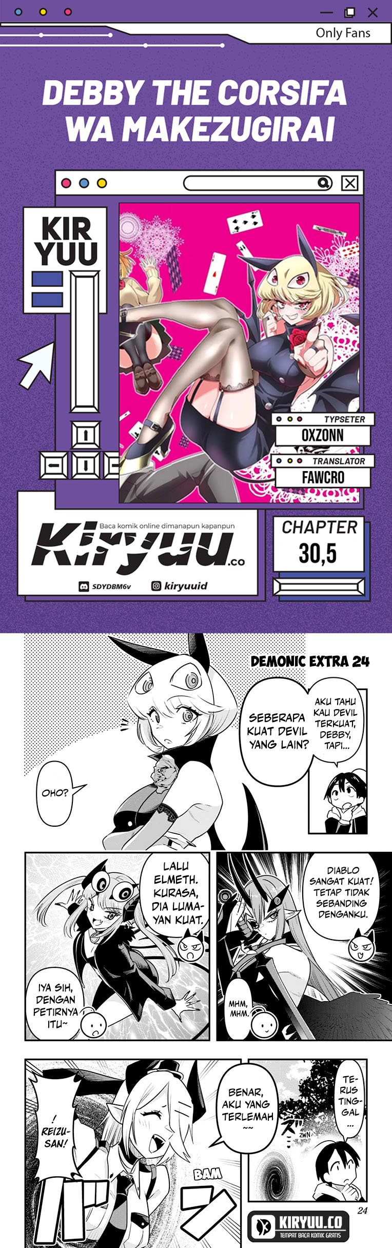 Baca Komik Debby the Corsifa wa Makezugirai Chapter 30.5 Gambar 1