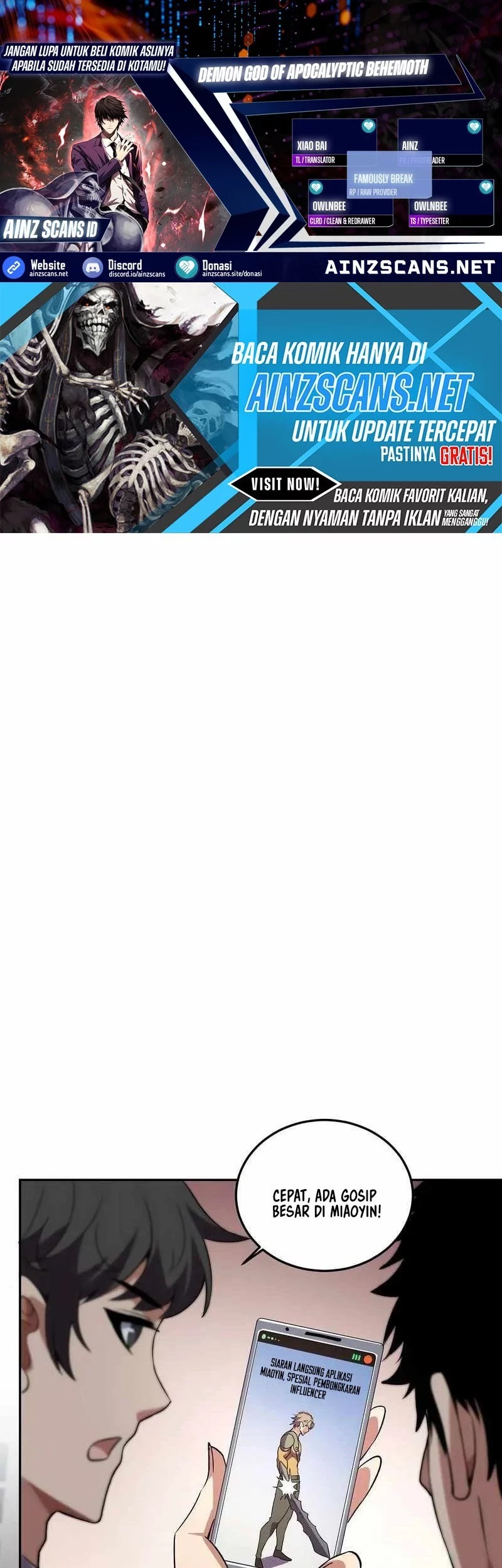 Baca Komik Demon God of Apocalyptic Behemot Chapter 51 Gambar 1