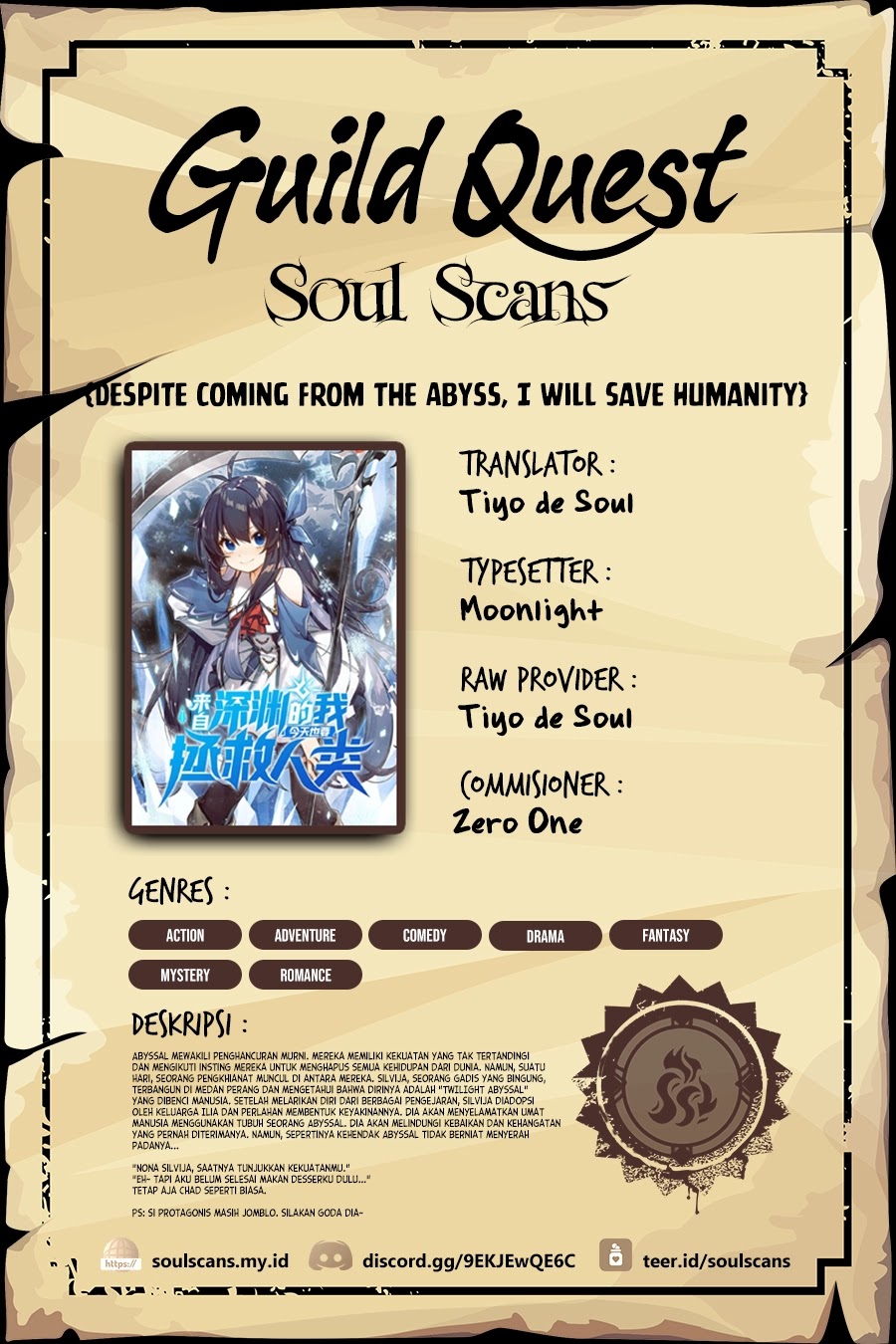 Baca Komik Despite Coming From the Abyss, I Will Save Humanity Chapter 133 Gambar 1