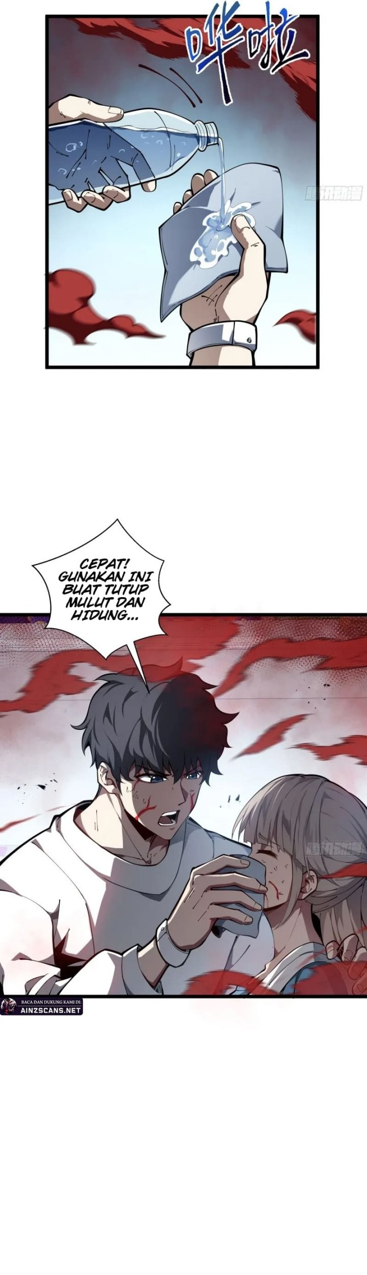 Disaster Comes: I Evolve Into the Crimson King Chapter 1 Gambar 55