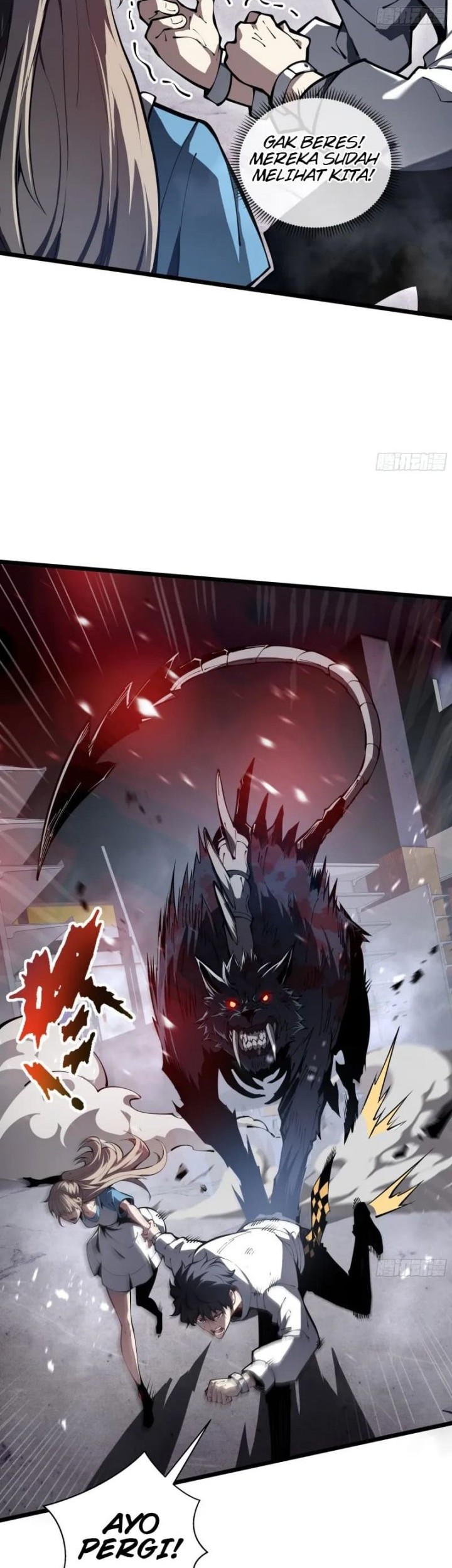 Disaster Comes: I Evolve Into the Crimson King Chapter 1 Gambar 61