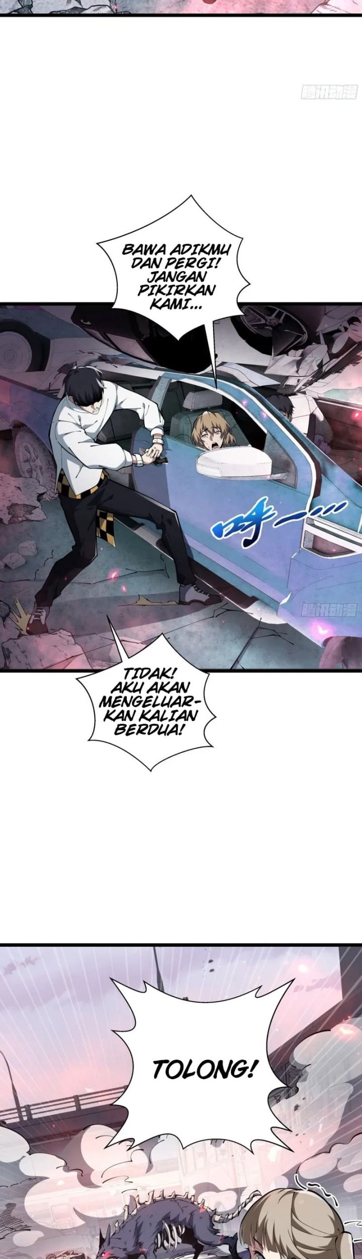Disaster Comes: I Evolve Into the Crimson King Chapter 1 Gambar 36