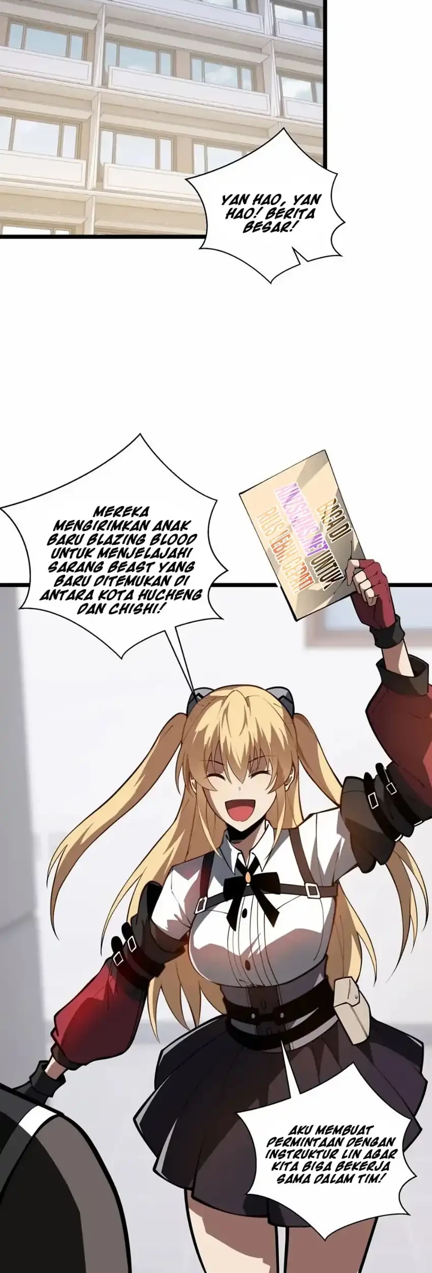 Disaster Comes: I Evolve Into the Crimson King Chapter 12 Gambar 12