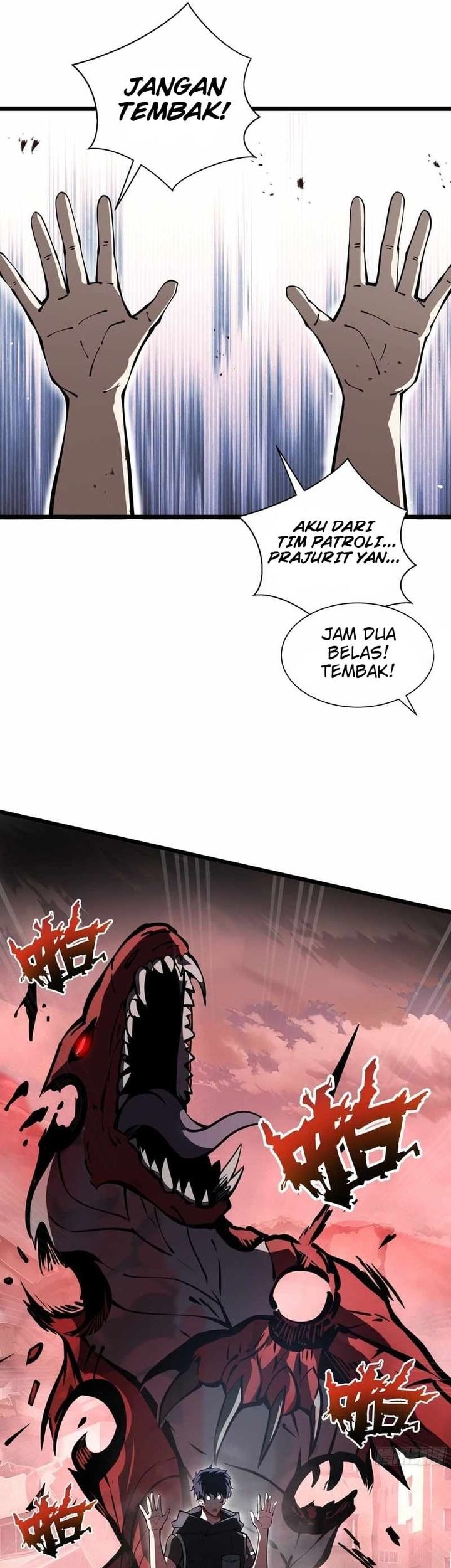 Disaster Comes: I Evolve Into the Crimson King Chapter 3 Gambar 58