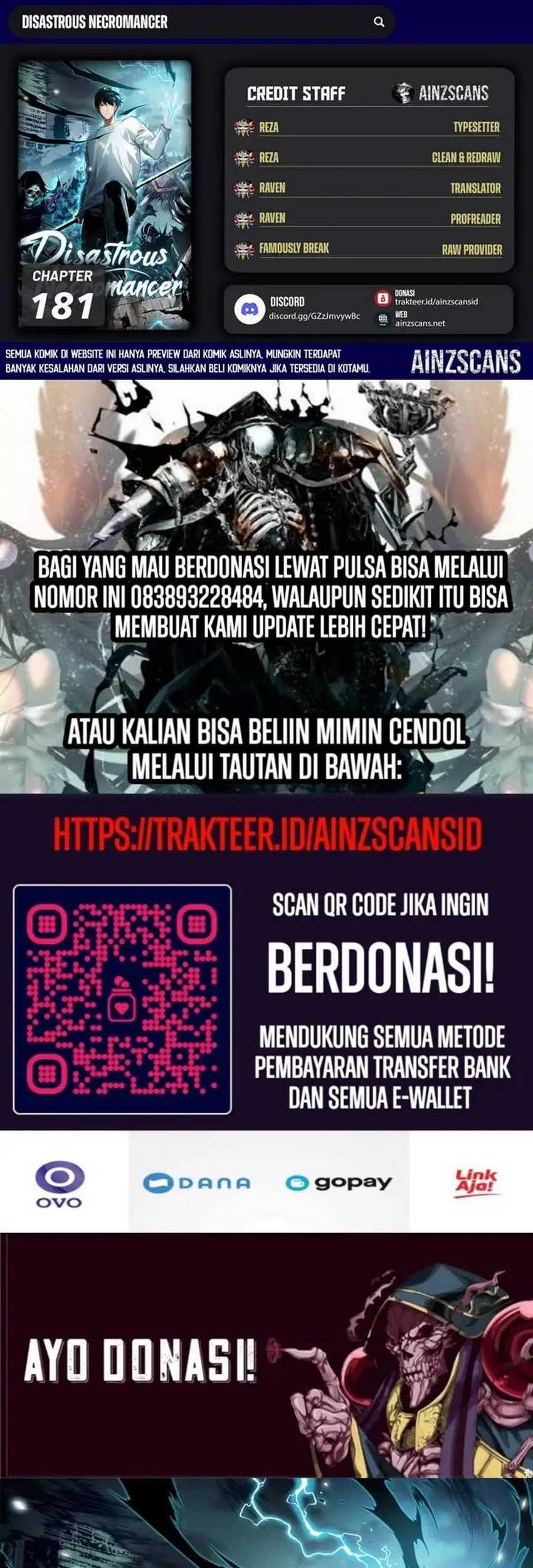 Baca Komik Disastrous Necromancer Chapter 181 Gambar 1