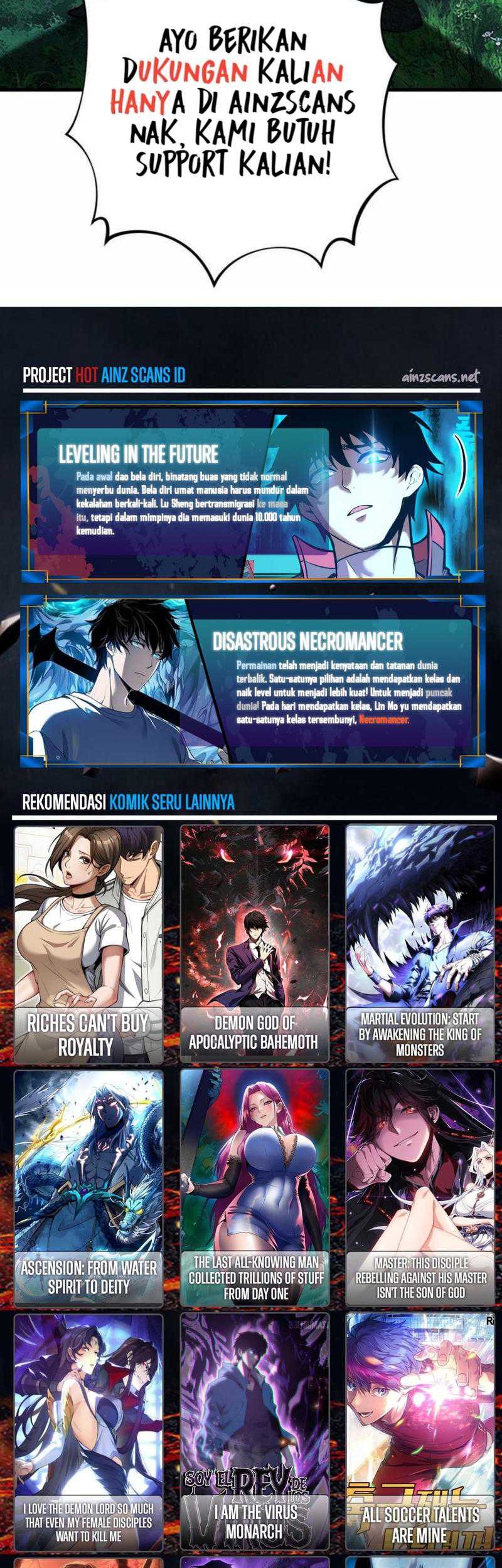Disastrous Necromancer Chapter 183 Gambar 34