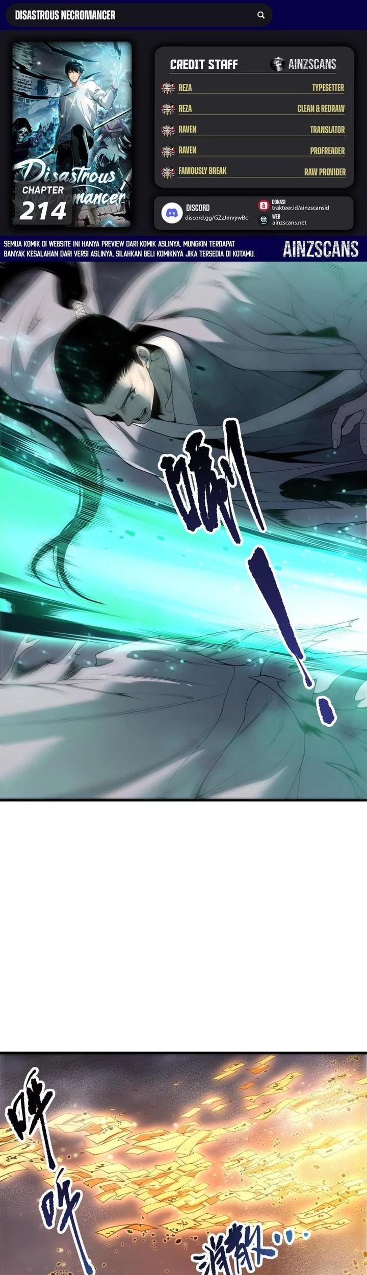 Baca Komik Disastrous Necromancer Chapter 214 Gambar 1