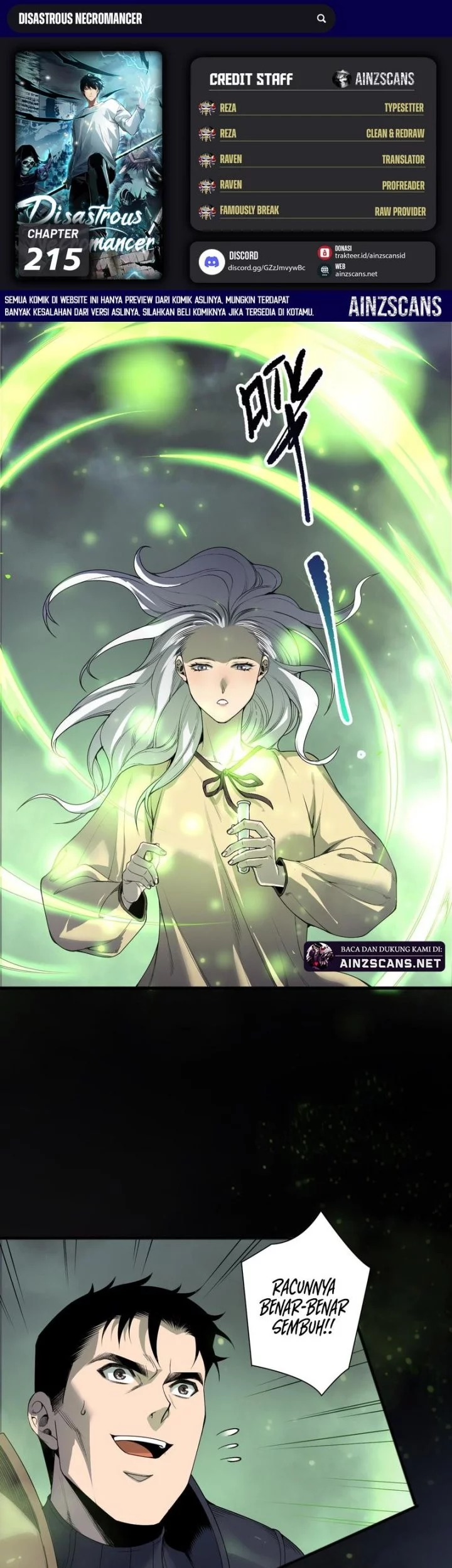 Baca Komik Disastrous Necromancer Chapter 215 Gambar 1