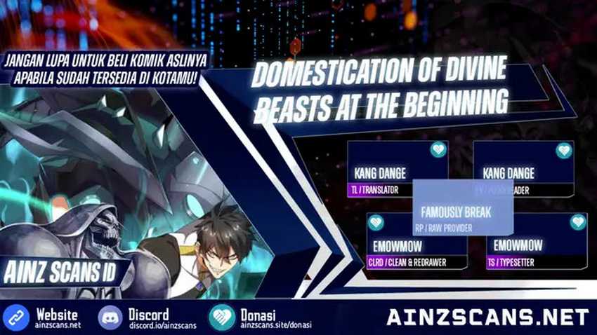 Baca Komik Domestication of Divine Beasts at the Beginning Chapter 1 Gambar 1